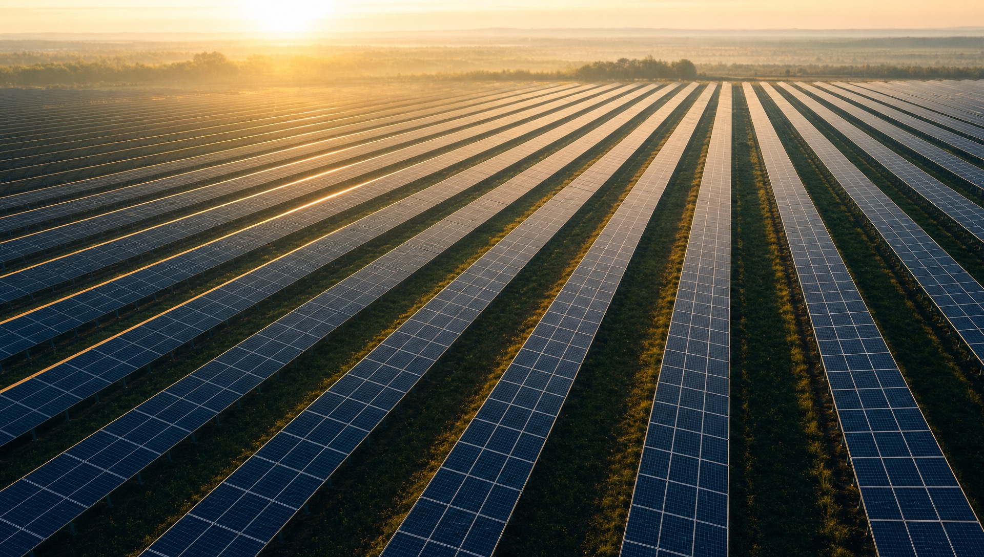 Photovoltaik-Anlage auf einer Freifläche